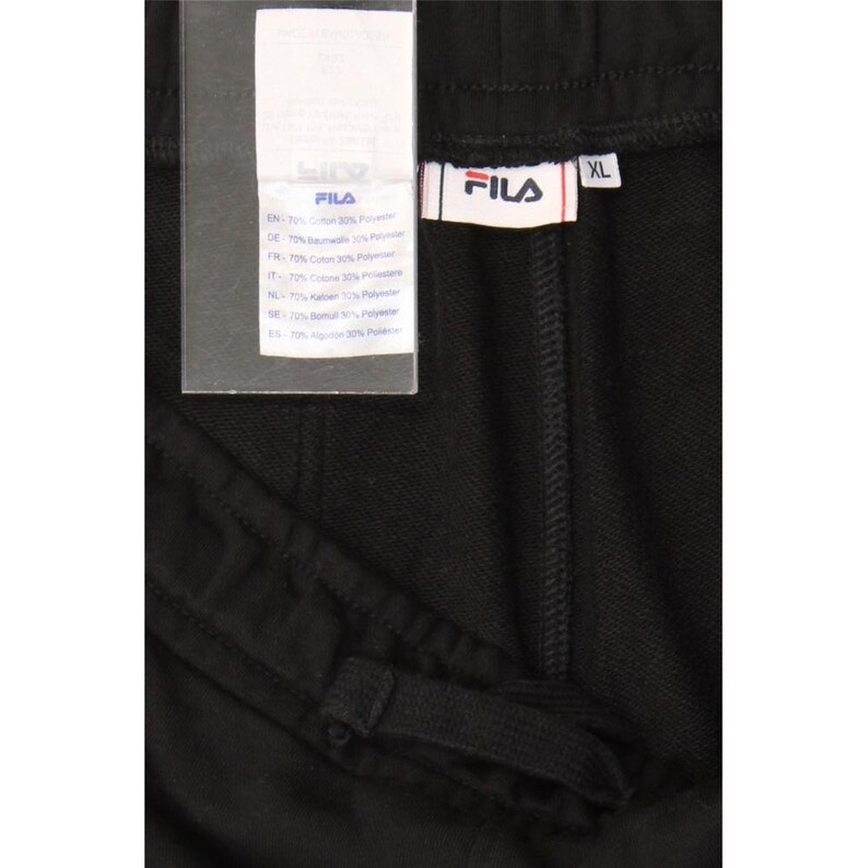 Fila mens sport shorts XL black cotton image 3