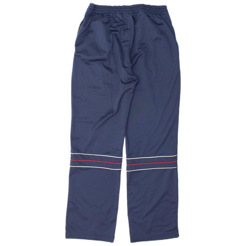 Fila Mens Tracksuit Trousers Large Navy Blue Striped Polyester image 2