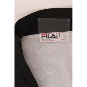 Fila Herren Trainingsjacke Trainingsjacke schwarz Nylon Bild 4