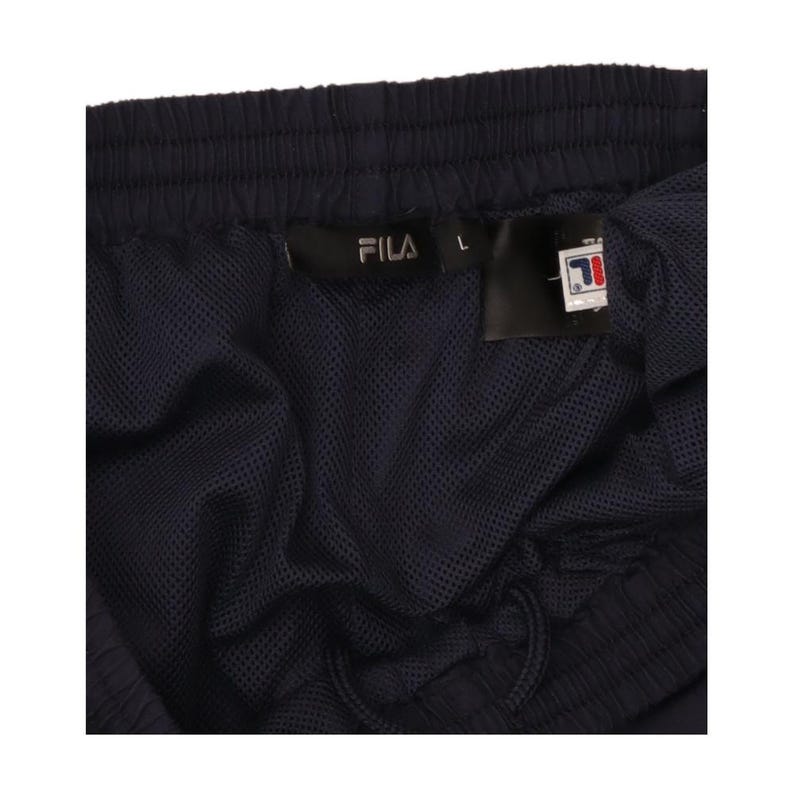 Pantalones de chándal Fila para hombre, talla grande, azul marino, poliéster imagen 4