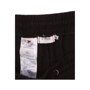 Pantalones de chándal Fila para hombre, talla XL, de algodón, color negro imagen 3