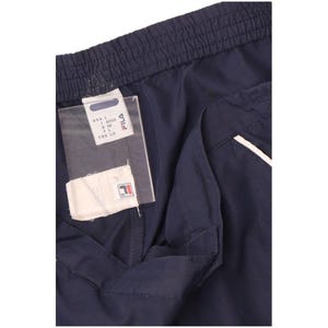 Bermuda Chino Masculina Fila Tamanho Grande W36 Azul Marinho em Poliéster Colorblock imagem 3