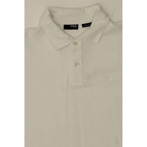 Fila Herren Poloshirt mittelgroß aus weißer Baumwolle Bild 4