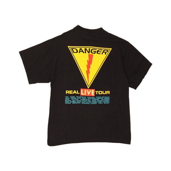 トップス vintage 90s 1993 IRONMAIDEN MUSIC VINTAGE Mens Iron Maiden 1993 Graphic T-shirt Top XL Black
