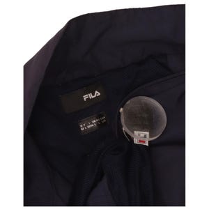 Fila Herren Grafik Trainingsjacke Jacke Large Navy Blau Colorblock Bild 3