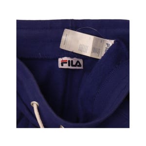Fila womens tracksuit trousers joggers UK 10 small blue cotton image 3