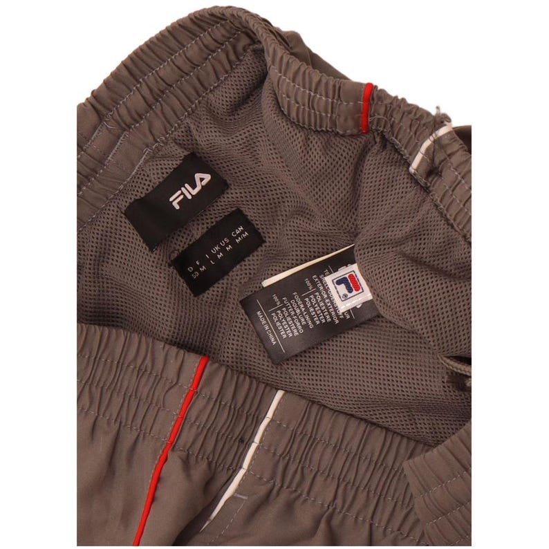 Pantalones de chándal Fila para hombre, poliéster gris medio imagen 4