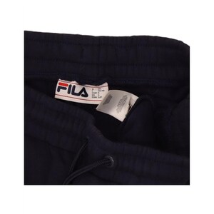 Pantalones deportivos Fila para hombre, talla pequeña, azul marino, algodón. imagen 3