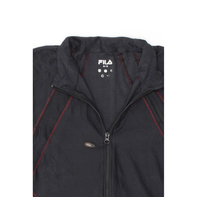 Bluza dresowa damska Fila UK 12, rozmiar średni, czarny, poliester zdjęcie 3