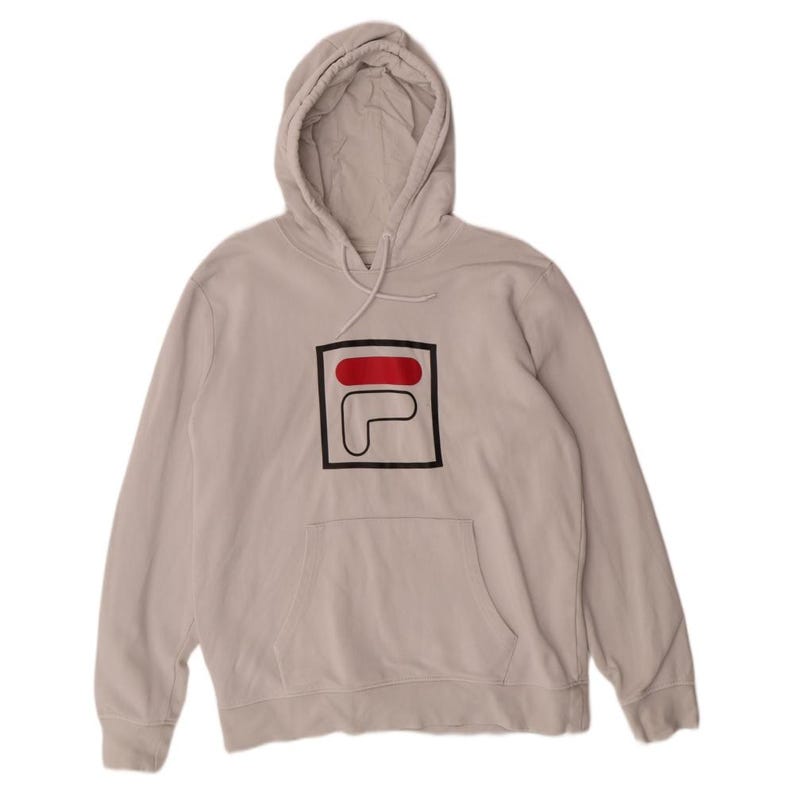 Fila Herren Kapuzenpullover XL weiß Baumwolle Bild 1