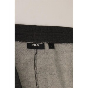 Fila mens tracksuit trousers large grey image 4