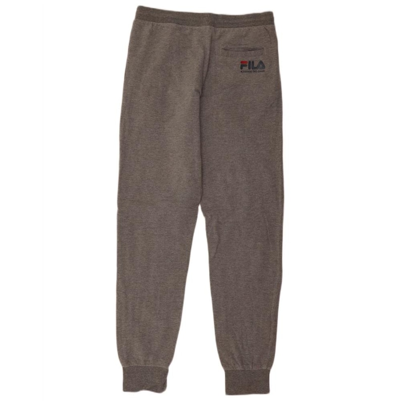 Fila Herren Grafik Trainingshose Jogger Mittelgrau Baumwolle Bild 2