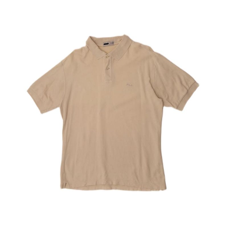 Polo da uomo Fila IT 48 beige medio immagine 1