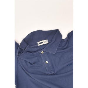 Polo Fila para hombre de algodón azul marino medio imagen 3