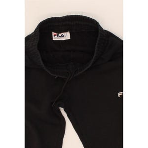 Pantaloni da tuta da uomo Fila con grafica, joggers, XS, in cotone nero immagine 3