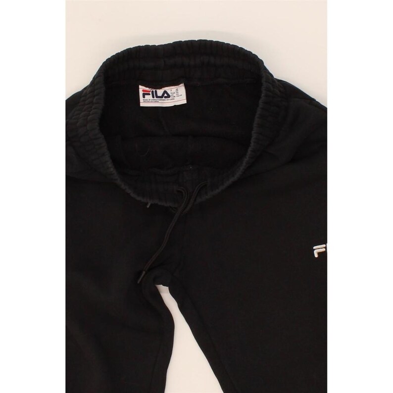 Pantaloni da tuta da uomo Fila con grafica, joggers, XS, in cotone nero immagine 3
