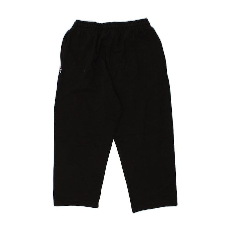 Pantalones de chándal Fila para hombre, talla grande, de algodón negro imagen 2