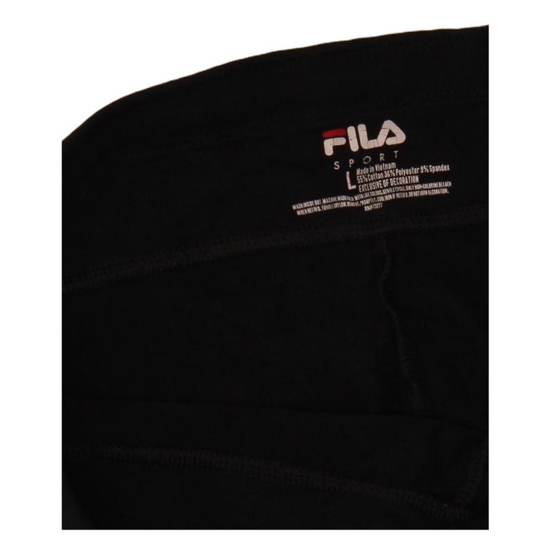 Fila womens tracksuit trousers UK 14 large black cotton image 3