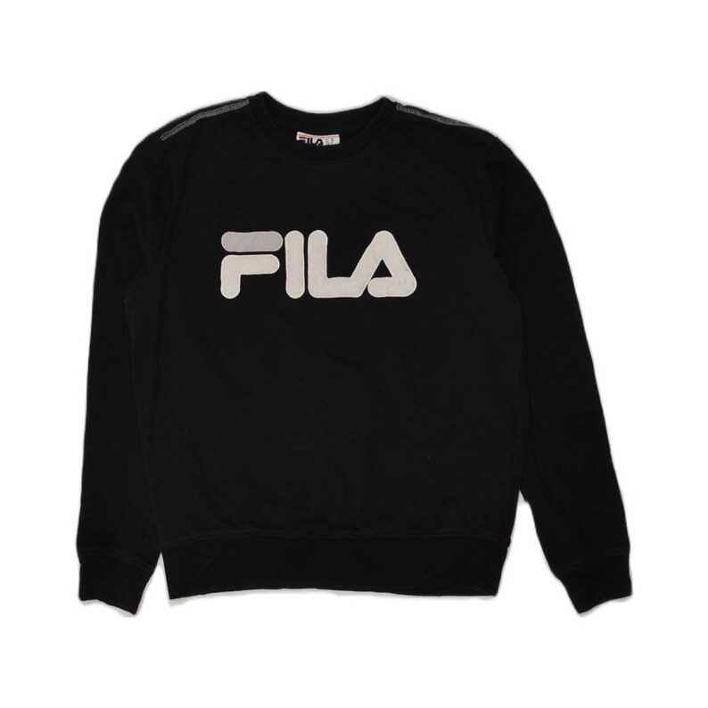Fila grafische damestrui UK 14, medium zwart afbeelding 1