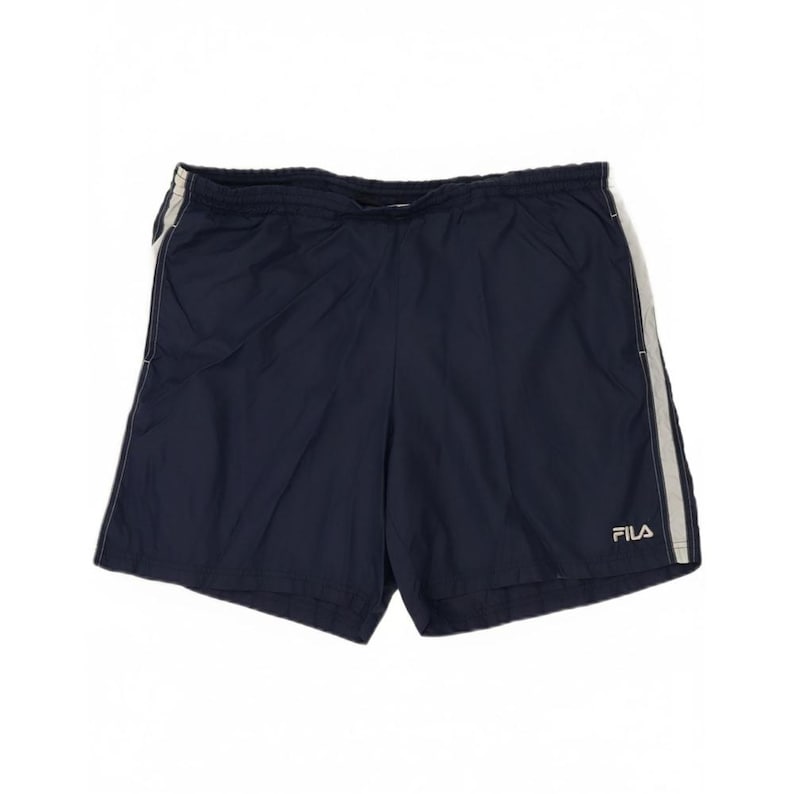 Pantaloncini sportivi da uomo Fila XL blu navy in poliestere immagine 1