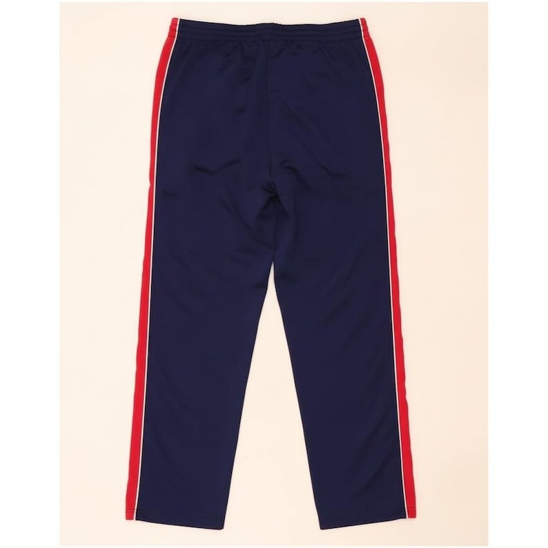 Fila Mens Tracksuit Trousers IT 48 Medium Navy Blue Colourblock Polyester image 2