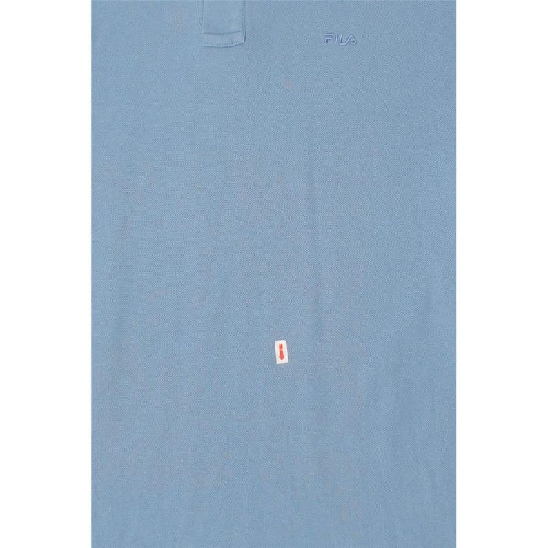 Fila mens polo shirt medium blue image 3