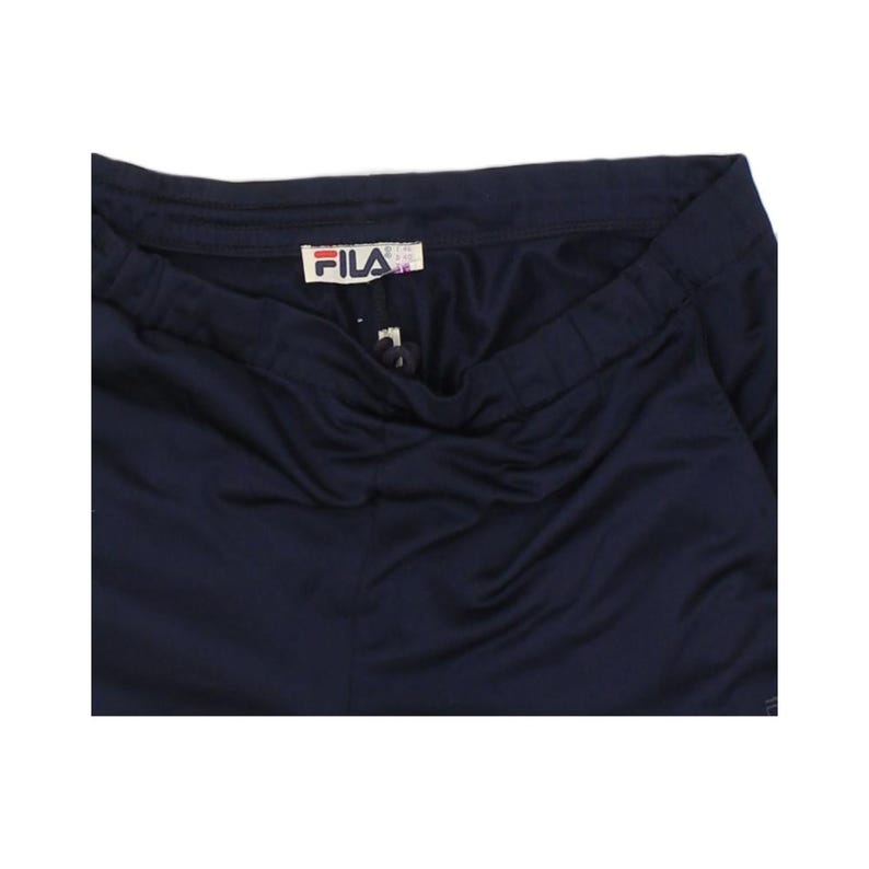 Pantalones de chándal Fila para hombre, talla IT 46, poliéster, azul marino imagen 4