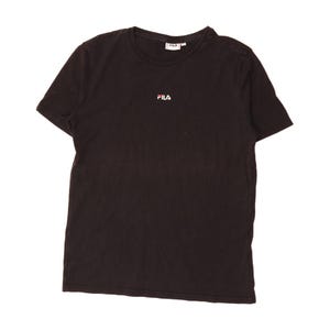 Camiseta Fila para hombre, color negro medio, de algodón imagen 1