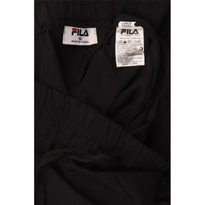 Fila womens tracksuit trousers joggers UK 16 large black polyester image 3