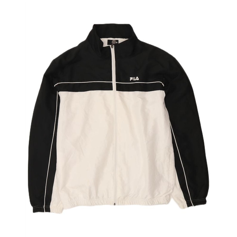 Veste de survêtement Fila pour hommes, 2XL, polyester color block blanc image 1