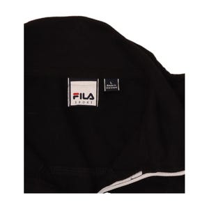 Chaqueta deportiva Fila para mujer, talla 14 (Reino Unido), color negro, algodón imagen 3