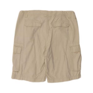 Fila Mens Cargo Shorts Large W34 Off White Cotton image 4