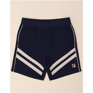 Fila mens sport shorts small navy blue striped cotton image 1