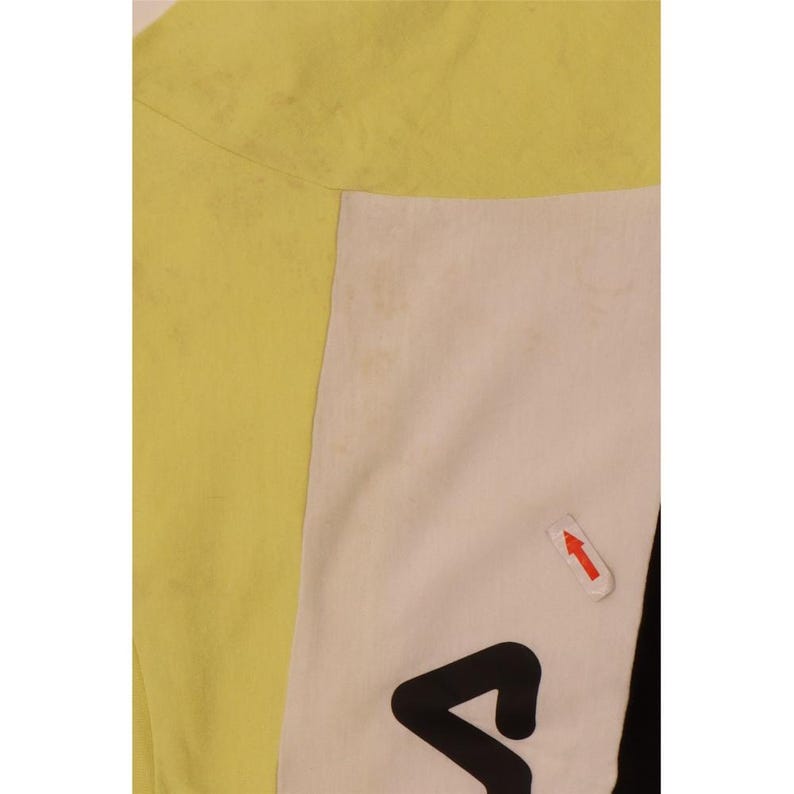 Camiseta gráfica Fila para hombre, algodón, color amarillo medio y bloques de color imagen 3