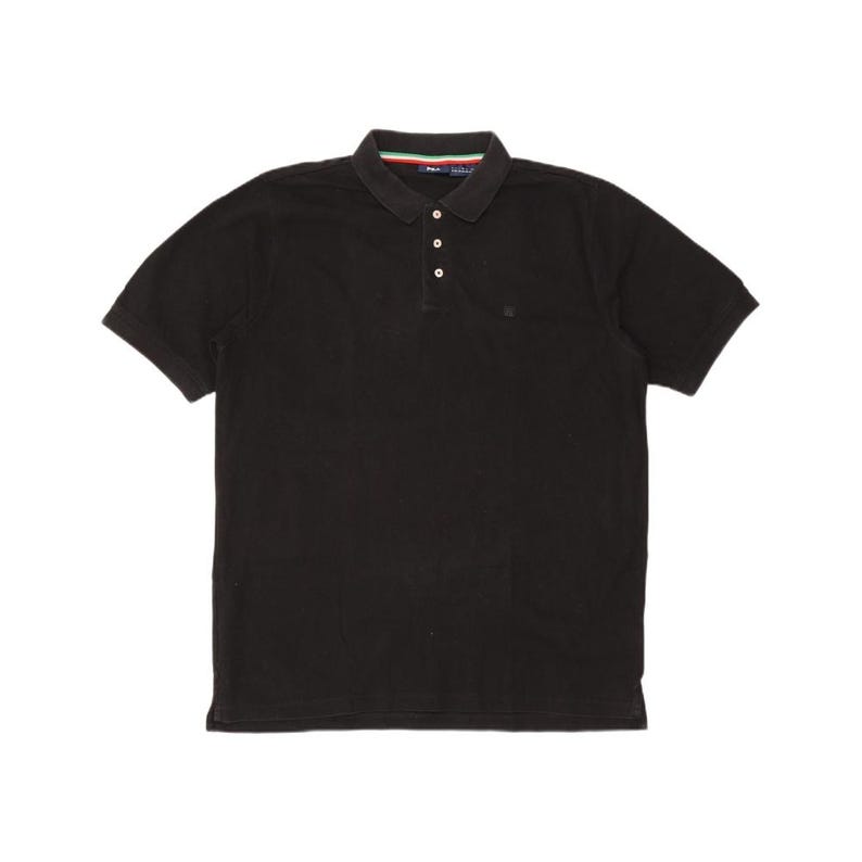 Fila mens polo shirt 2XL black cotton image 1