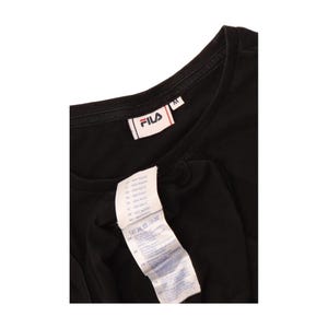 Camiseta Fila para hombre, color negro medio, de algodón imagen 3