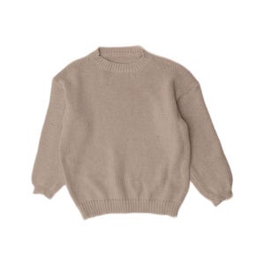 ヴィンテージ レディース クルーネック ジャンパー セーター UK 16 ラージ グレー ポリエステル