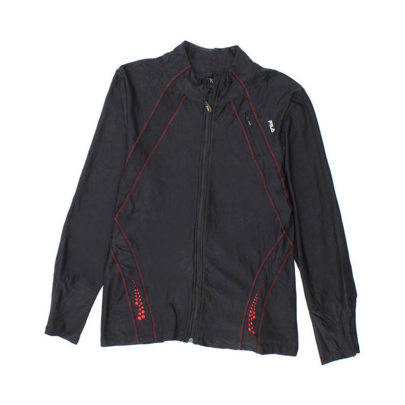 Bluza dresowa damska Fila UK 12, rozmiar średni, czarny, poliester zdjęcie 1