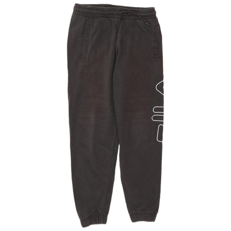 Pantaloni da tuta con grafica Fila da donna, taglia UK 6 XS, neri immagine 1