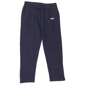 Pantalones de chándal Fila para hombre, talla grande, de algodón, azul marino imagen 2