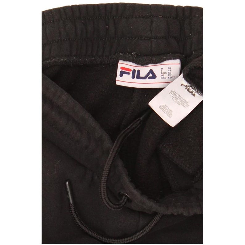 Fila Mens Cargo Tracksuit Trousers Joggers XS Black Cotton image 4