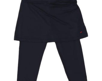 Fila Womens Skort UK 14 Large  Navy Blue Polyester