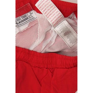 Pantalones cortos deportivos Fila para hombre, talla pequeña, color rojo, bloques de color, poliéster. imagen 3