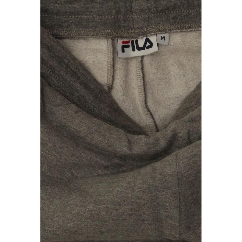 Fila Herren Grafik Trainingshose Jogger Mittelgrau Baumwolle Bild 3