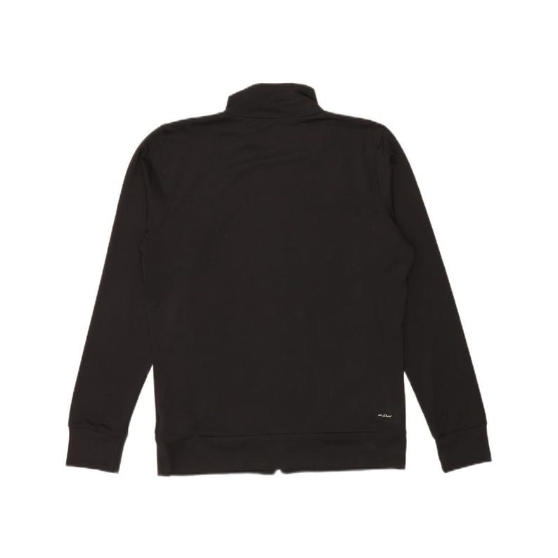 Fila womens tracksuit top jacket UK 16 large black colourblock polyester image 2