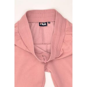 Fila womens tracksuit trousers joggers UK 12 medium pink cotton image 3