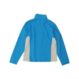 Fila womens tracksuit top jacket UK 14 medium blue colourblock polyester image 2