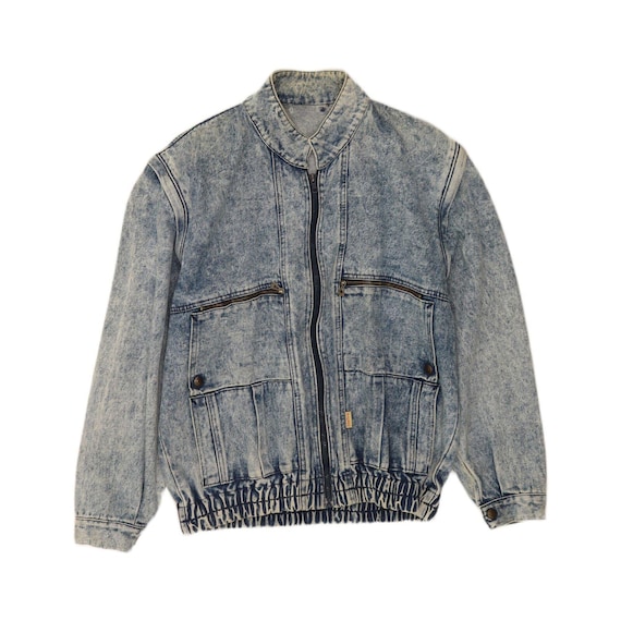 Vintage Mens Denim Jacket UK 40 Large Blue