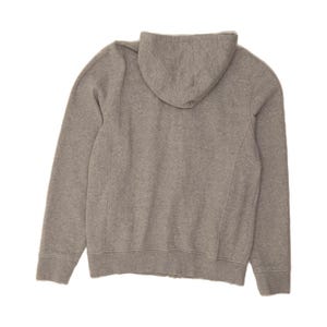 Fila mens graphic zip hoodie sweater large grey cotton image 2