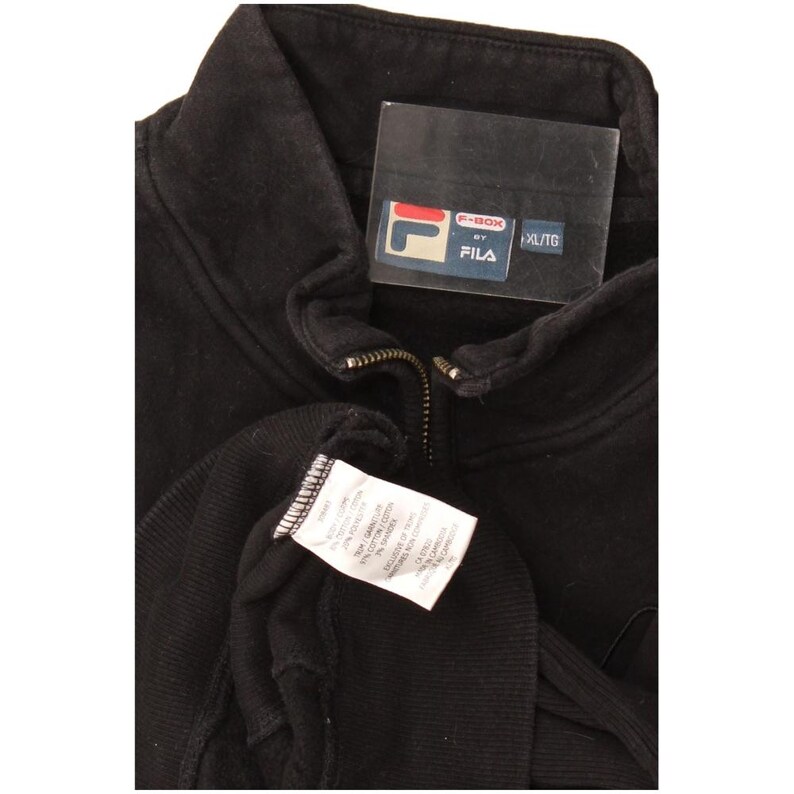 Chaqueta deportiva Fila para mujer, talla UK 18 XL, color negro, algodón. imagen 4